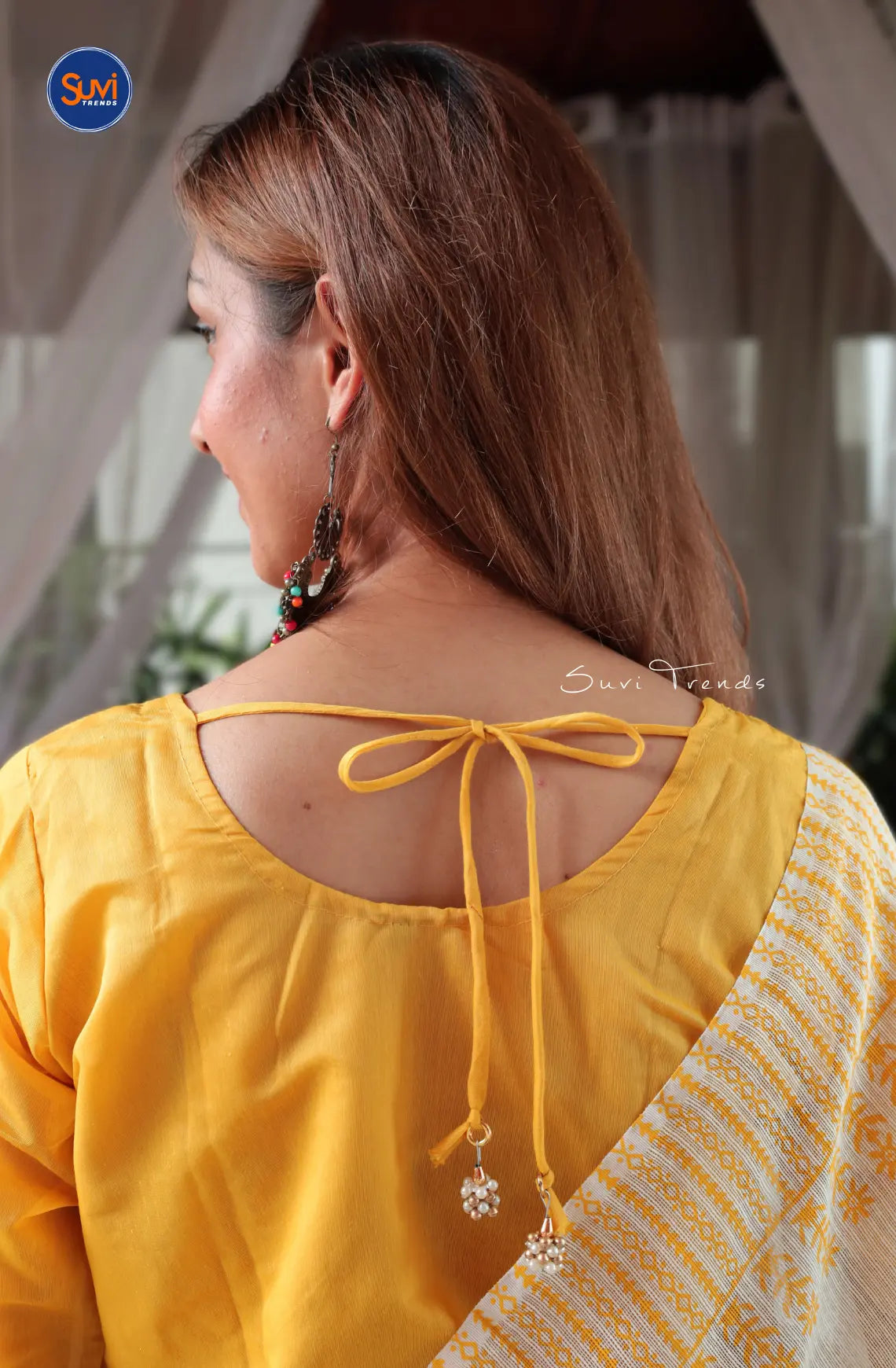 All Over Sequins Embroidered Suit Set - Yellow