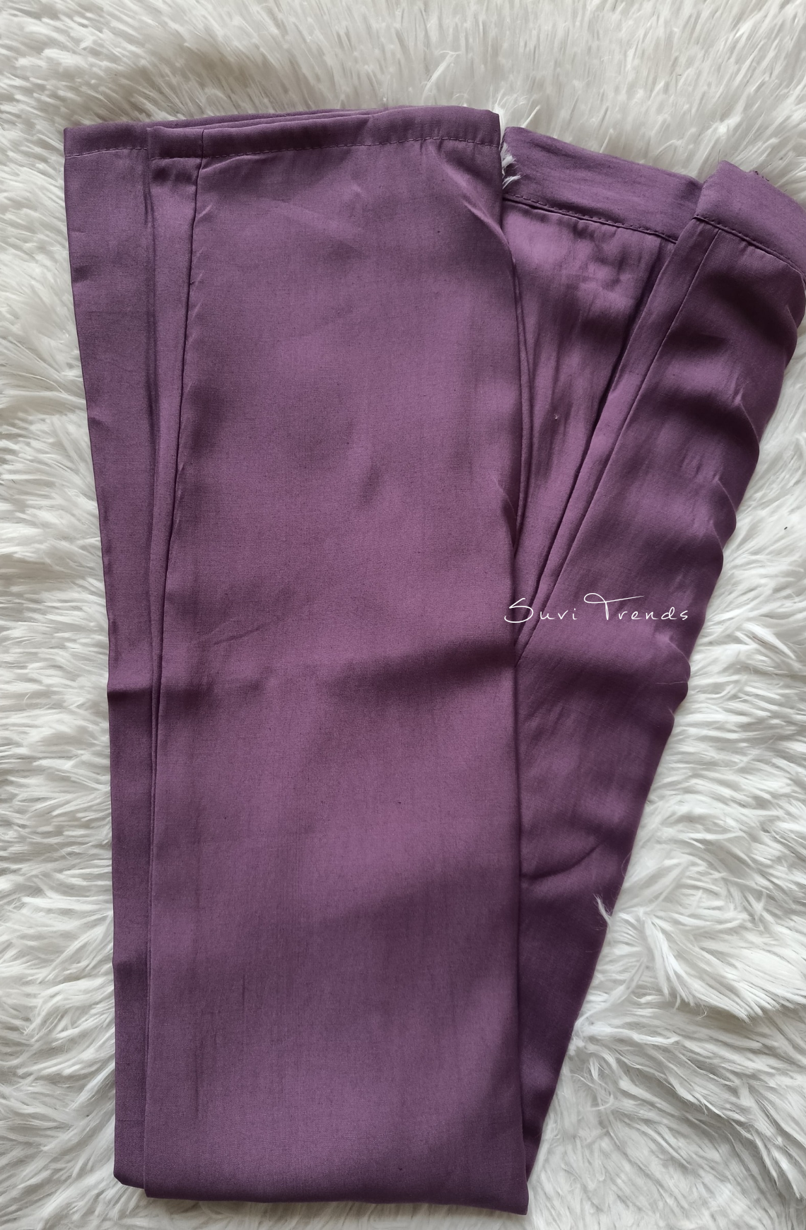Floral Embroidered Muslin Suit Set - Mauve