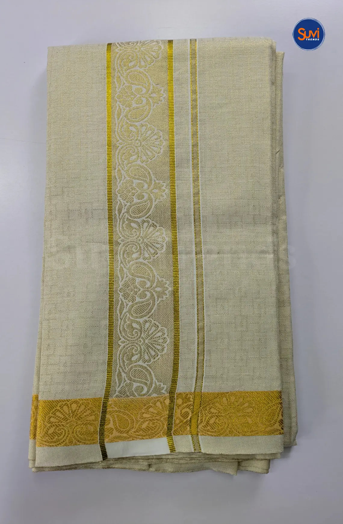 Wedding Zari Brocade Shirt and Dhoti Set 4