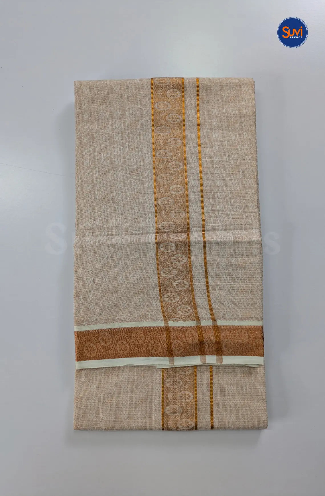 Wedding Zari Brocade Shirt and Dhoti Set 7