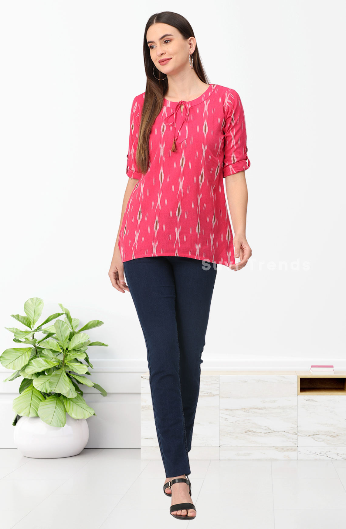 Pink Ikat Legacy Top