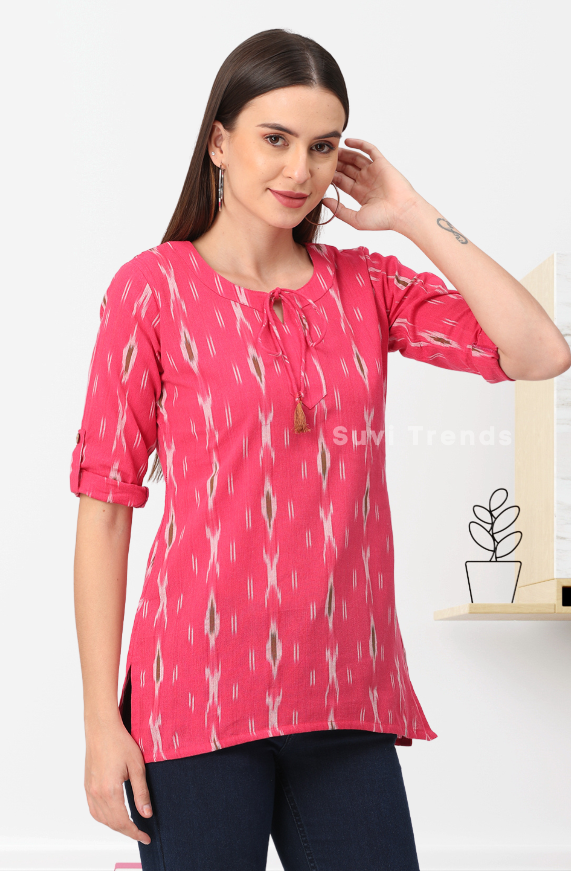 Pink Ikat Legacy Top