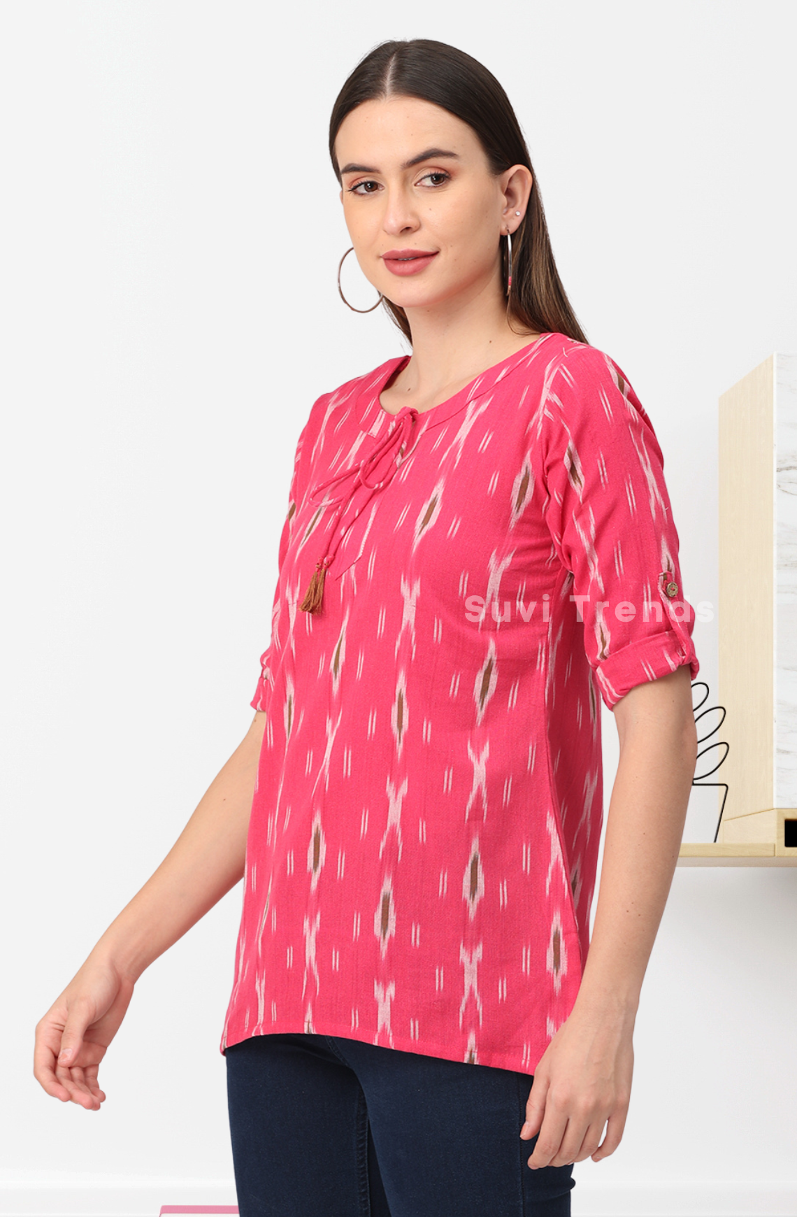 Pink Ikat Legacy Top