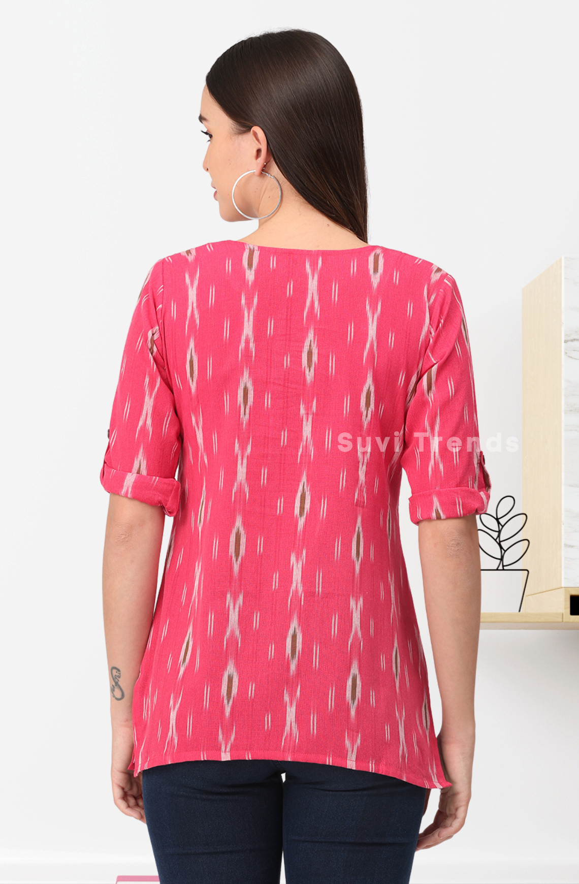 Pink Ikat Legacy Top