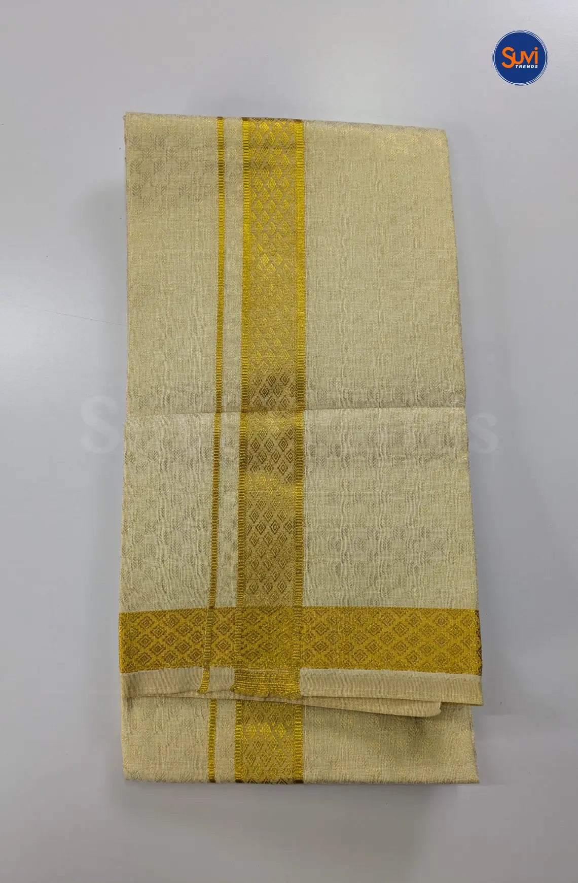 Wedding Zari Brocade Shirt and Dhoti Set 3