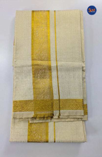 Wedding Zari Brocade Shirt and Dhoti Set 5